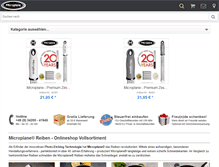 Tablet Screenshot of microplane-brandshop.com